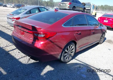 2016 Hyundai Sonata Sport из США, поврежденный, VIN 5NPE34AF9GH416357